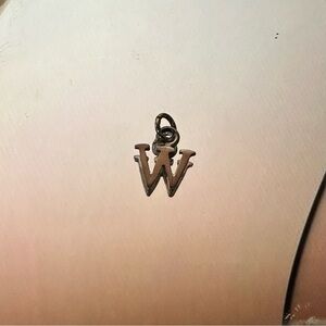 Letter E charm .925 sterling silver jewelry